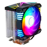 Air Cooler Processador Pc Cpu Rgb P/ Intel E Amd Universal