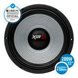 Subwoofer 12 Polegadas Orion Xtr Premium Prata 200w 4 Ohms