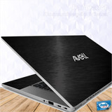 Adesivo Skin Notebook Avell G1750 Muv  17,3 - Tampa + Logo