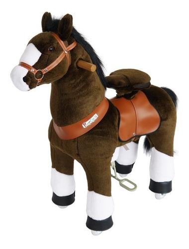  Ponycycle Pony Brown Caballo Montable Bicicleta 3 - 5 Años