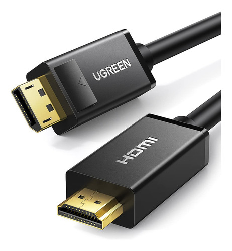 Ugreen Cable Displayport 4k A Hdmi, Unidireccional Uhd Dp A