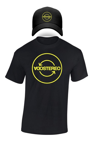 Combo Camiseta Gorra  Soda Stereo Musica Banda  Algodon 100%