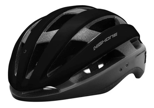 Capacete Ciclista Highone Wind Aero Preto/cinza - M