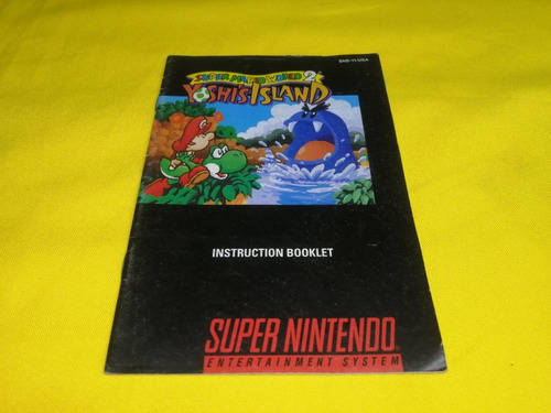 Manual *original* Super Mario World 2 Yoshi Island Snes 