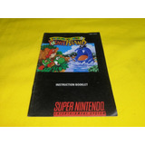 Manual *original* Super Mario World 2 Yoshi Island Snes 