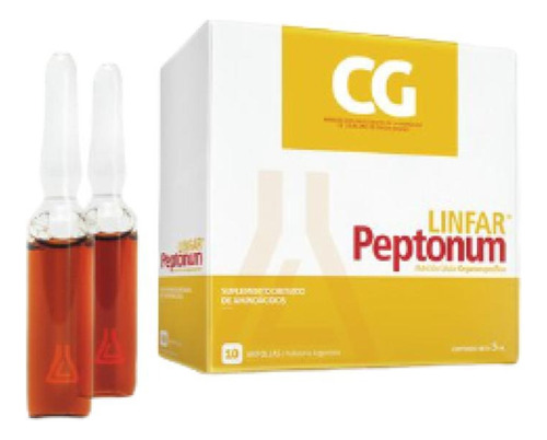 Cg Peptonum Colágeno Ampollas Peptonas Linfar