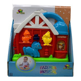 Fazenda Musical Brinquedo Infantil Para Bebês Sons E Luzes