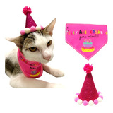 Chapéu Festa Aniversário Pet Cachorro Gato Bandana Promoção