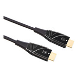 Cable De Fibra Óptica Hdmi Básico, 18 Gbps 2160p, Color De 4