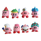 8pcs Kirby Figura Juguete Modelo Cumpleaño Navidad Regalo