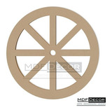 Roda De Carroça Mdf 60 Cm Decoração Festas Provençal Rc-002