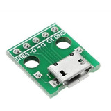 Adaptador Micro Usb A Dip 5pin Conector Hembra Tipo B Pcb