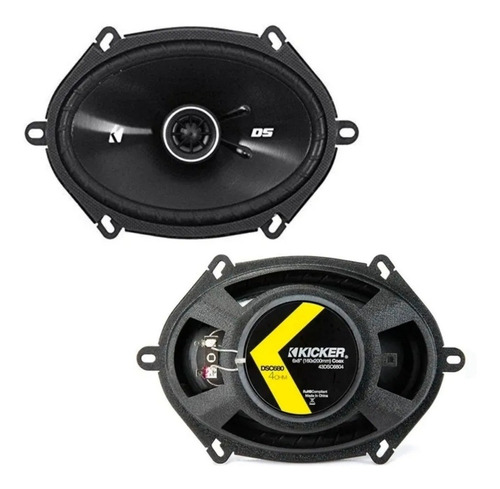 Par Bocinas.kicker 6x8 Pulgadas 200w 43dsc6804 2 Vías 50 Rms