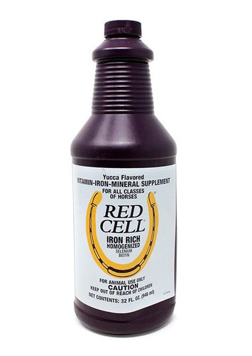 Red Cell 946 Ml Suplemento Vitamínico Para Caballos 