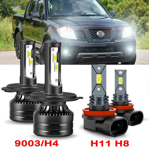 H11 H4 9003 Luz Alta Y Baja Kit De Focos Led Para Nissan