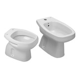 Combo Inodoro Corto Roca Monaco Bidet 3 O 1 Agujeros Pe