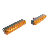 Plafon Lateral 6 Led Luz Ámbar Alta Y Baja 12v-24v