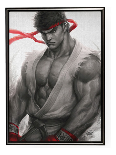 Cuadro Impresión Digital Lienzo: Street Fighter - Ryu