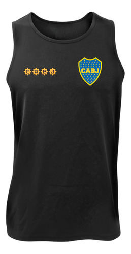 Musculosa Deportiva - Boca Juniors - Diseño Estampado