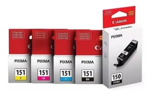 Pack Tintas Canon 150/151 Original 7210/8710/ix6810/mg5410