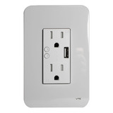 Tomacorriente Fija Marca  Vta Modelo 84626 Con Smart Home Color Blanco