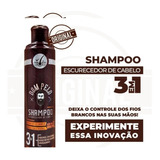 Shampoo Escurecedor Cabelos Brancos Nunca Mais (kit 2 Un)