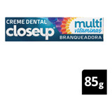 Creme Dental Multi Vitaminas +12 Benefícios Branqueadora 85g Closeup