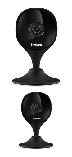 Kit 2 Câmera Wi-fi Inteligente Full Hd Imx C Black Intelbras