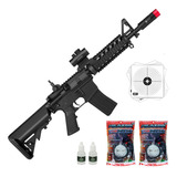 Rifle Aeg Eletrico Cm505 +red Dot +alvos +muzzle +bbs 0.20g