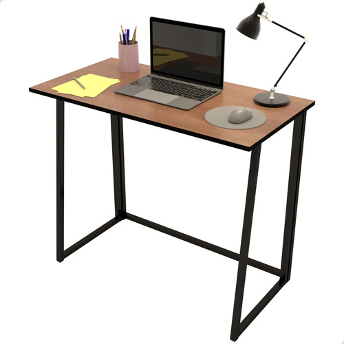 Mesa Para Notebook Escrivaninha Dobrável Industrial Em Aço