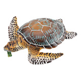 Figurita De Tortuga Marina, Figura De Animal Realista,