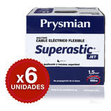 Cables 1.5mm Unipolar Superast Prysmian X6 600 Metros