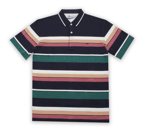 Playera Polo Mariscal En Corte Americano Para Hombre Premium