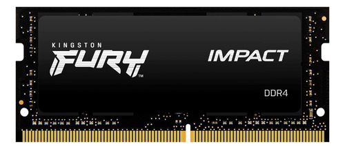 Memoria Ram Fury Impact Ddr4 Gamer Color Negro  16gb 1 Kingston Kf426s15ib1/16