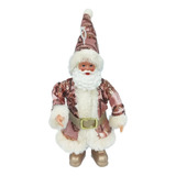 Papai Noel Decoração De Natal Pequeno Mini Várias Cores Cor Rosa