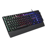 Teclado Gamer Usb Kg-60bk C3 Tech Cor De Teclado Preto Idioma Português Brasil