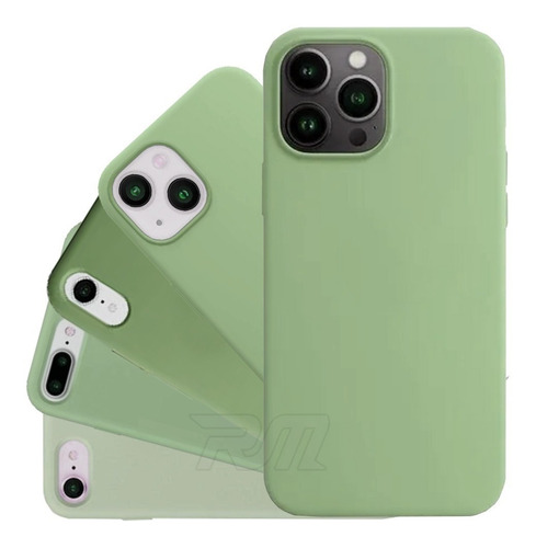 Capa Capinha Lilás Silicone Compatível Com Qualquer iPhone