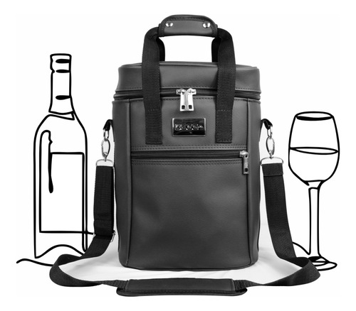 Porta Vinho Wine Bag Bolsa Térmica Impermeável Para Bebidas