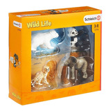 Set De Schleich North America Wild 4 Animales Bebe