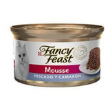 Fancy Feast Mousse Pescado Y Camarón X 85 Gr