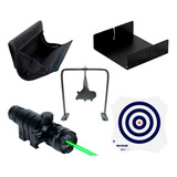 Laser P/ Pistola Airsoft Airgun + Kit Alvos + Porta Munição