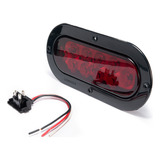 Plafon Ovalado 10leds 6  Conec Torn Rojo 41381c