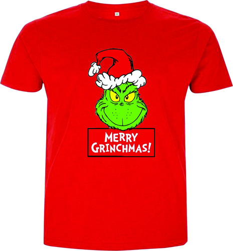 Camisetas Navideñas El Grinch Navidad Adultos Y  Niños