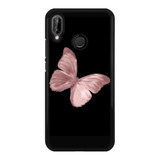 Funda Protector Para Xiaomi Mariposa Rosa Negro