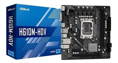 Board Asrock H610m-hdv / Ddr4 64gb / Lga 1700/ Micro Atx / H