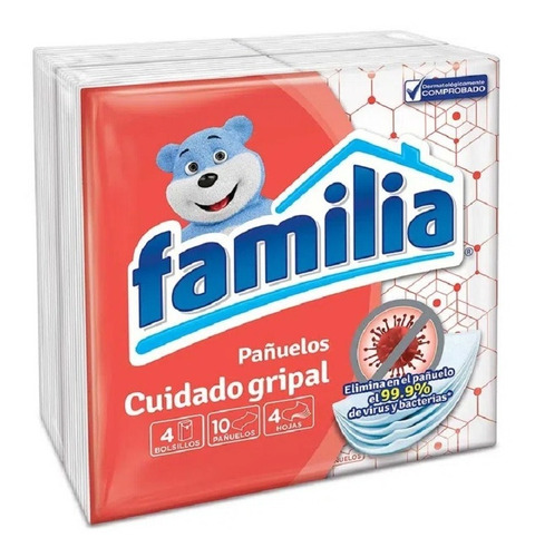 Pañuelos Familia Cuidado Gripal Pa - Unidad a $1871