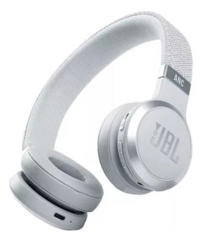 Audifonos Jbl Live 460nc Bluetooth Microfono Color Blanco