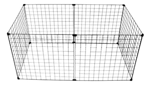 Cercadinho Pet Pequeno Porte Cachorro Tela Aramada 120x60x60