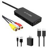 Convertidor Av A Hdmi Rca A Hdmi Compuesto Cvbs A Hdmi ...