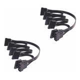 2 Piezas Cables Molex A 5 Sata Hembra